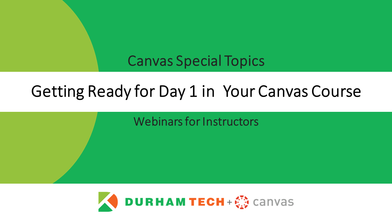 Thumbnail links to Getting Ready for Day One in Your Canvas Course Warpwire video