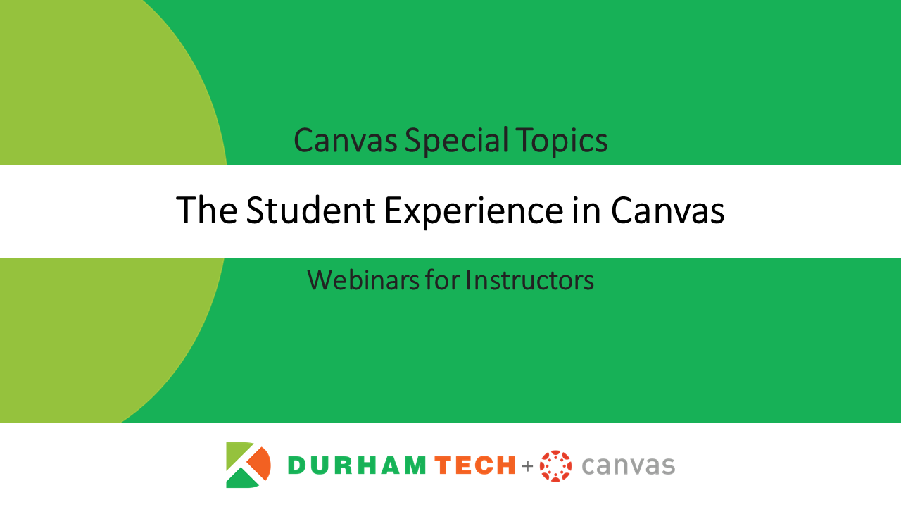 Thumbnail links to The Student Experience in Canvas Warpwire video