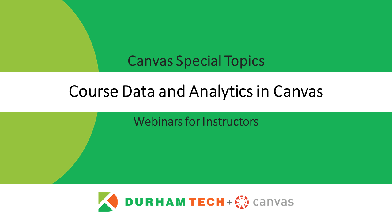 Thumbnail links to Course Data and Analytics in Canvas Warpwire video